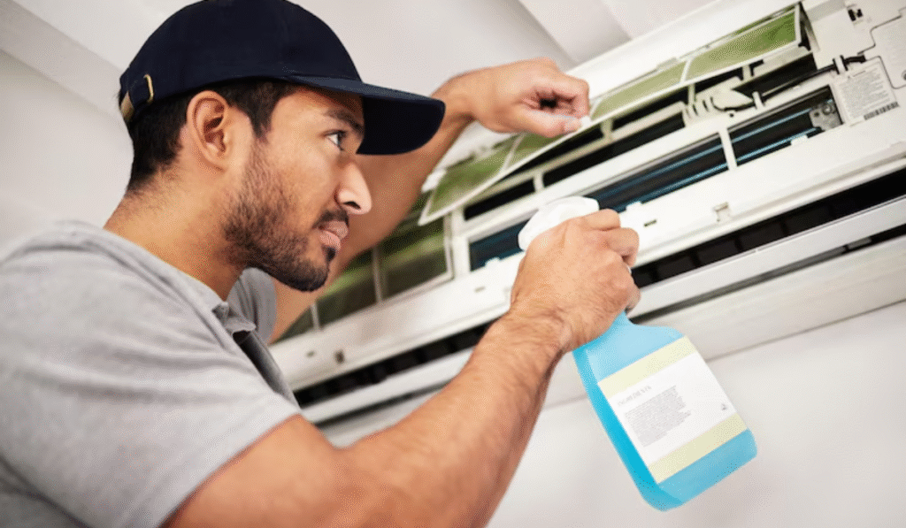 خدمة تنظيف مكيف دمشق