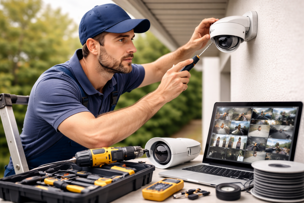 تركيب وصيانة كاميرات مراقبة البحصة تصليح احترافي – ابتداءً من 50,000 ل.س