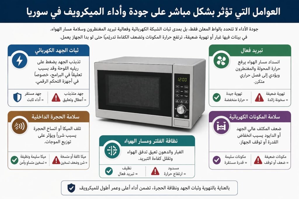 اسعار الميكرويف في سوريا