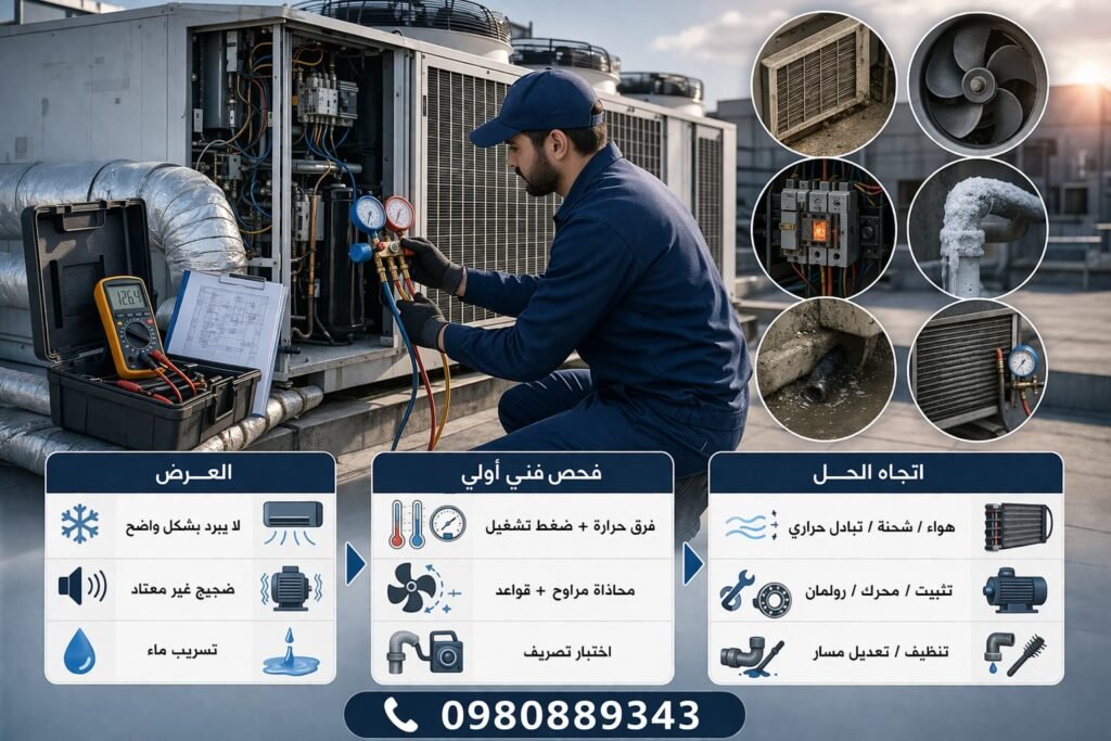 صيانة مكيفات مركزية سوريا