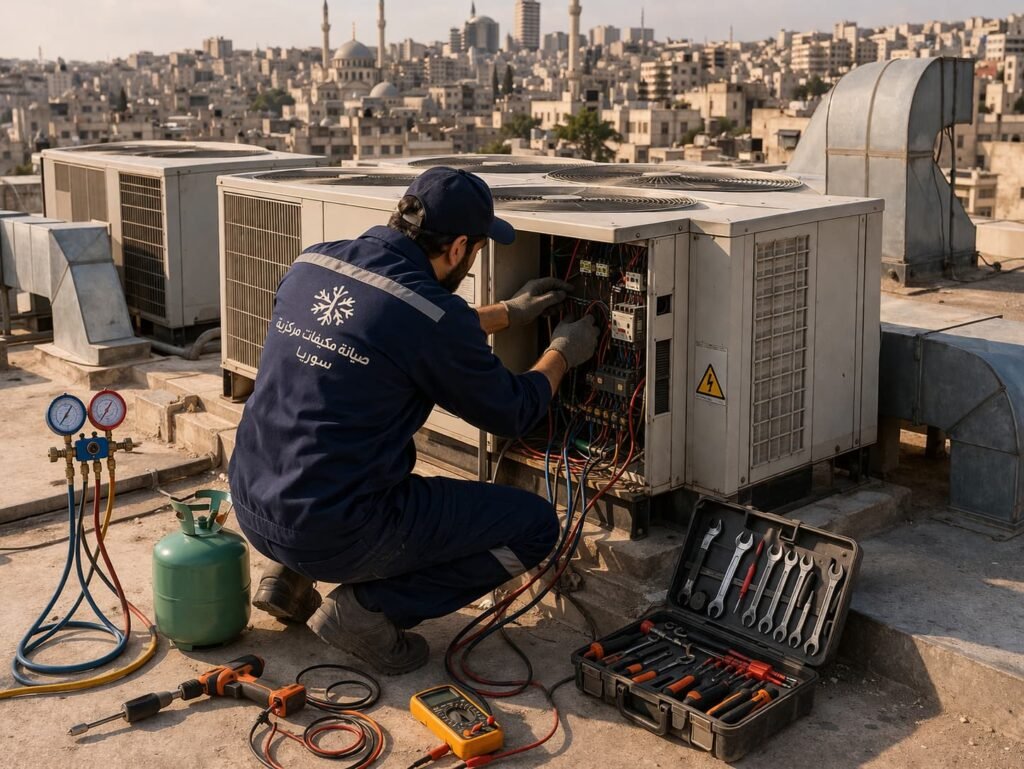صيانة مكيفات مركزية سوريا