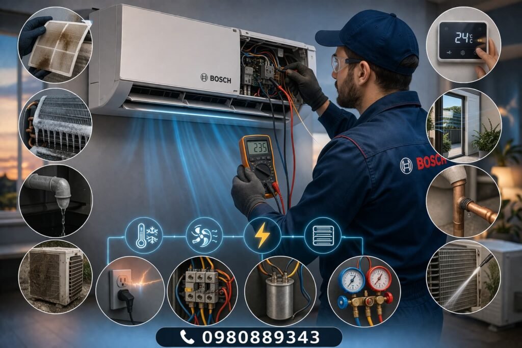 إصلاح تكييفات بوش دمشق