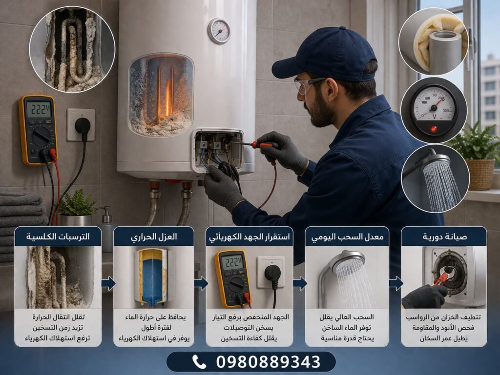 إصلاح سخان ماء حمص