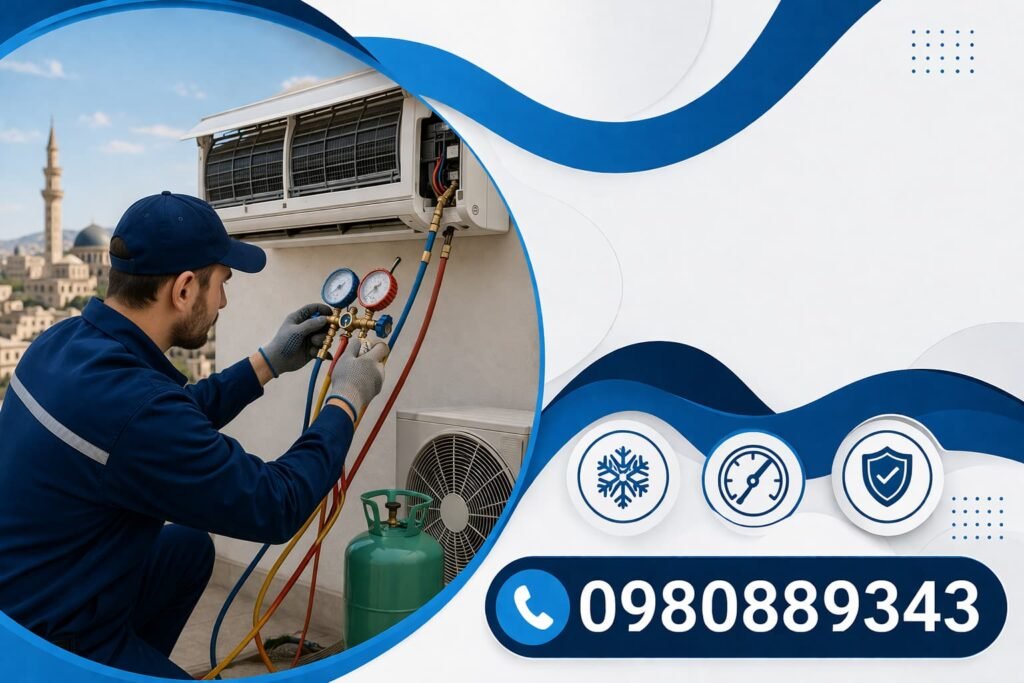 تعبئة فريون مكيف سبليت