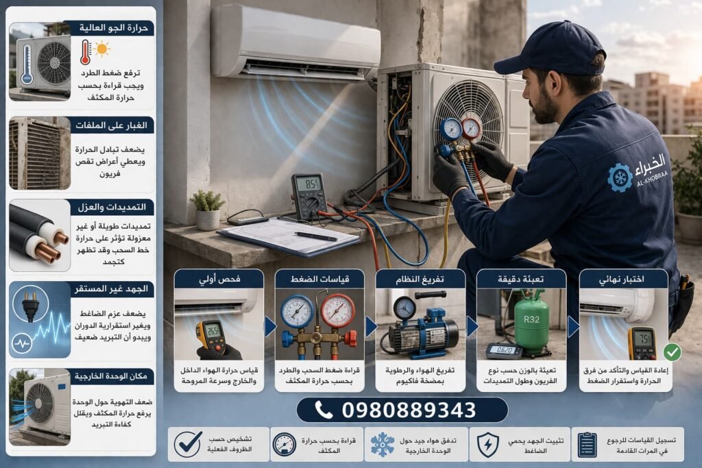 سعر تعبئة فريون مكيف سبليت