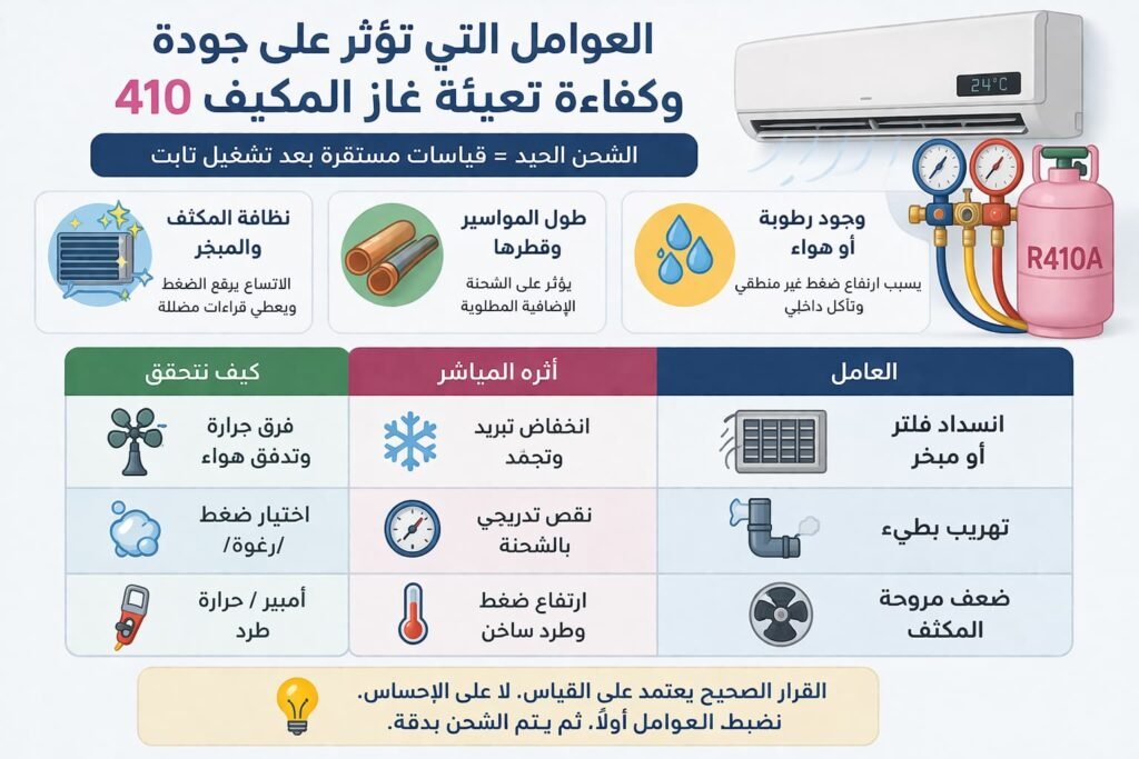تعبئة غاز المكيف 410