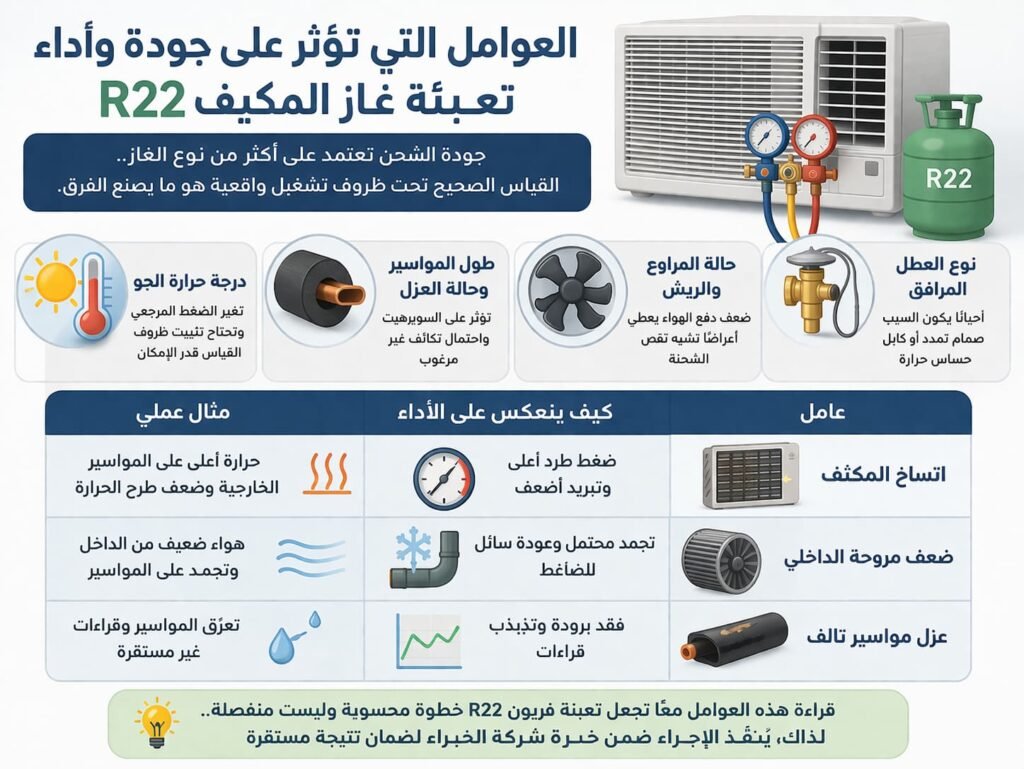 تعبئة غاز المكيف r22